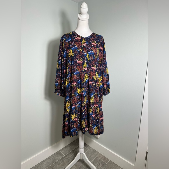 NATURAL LIFE Dresses & Skirts - Natural Life  Floral Relaxed  Dress Size XL